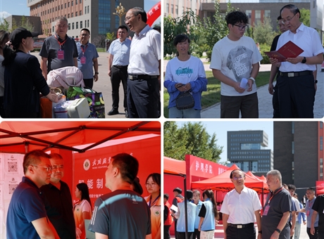 喜迎新同學｜校領導深入新生報到現(xiàn)場、公寓、餐廳走訪慰問新生及家長